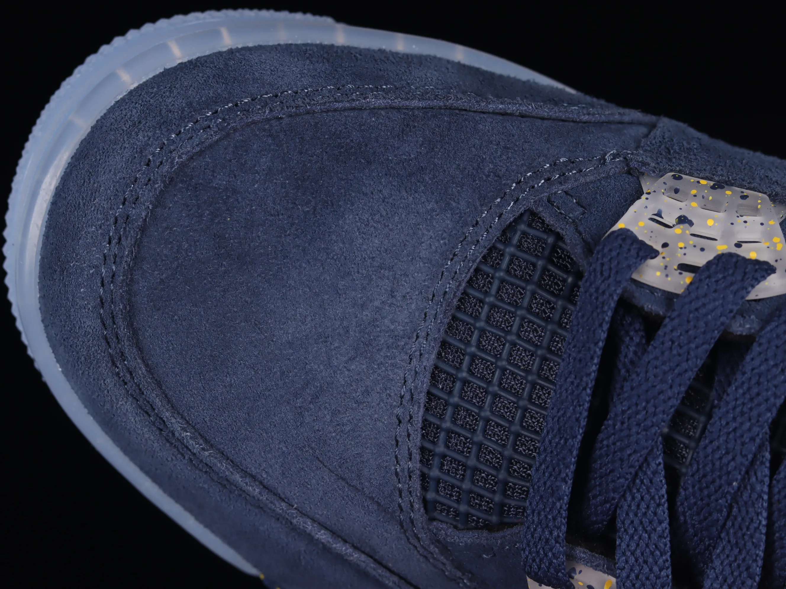 All categories Air Jordan Jordan series basketball shoes Air Jordan 4 Air Jordan 4 Retro AJ4 Joe 4 blue customized basketball shoes AJ4-1036660